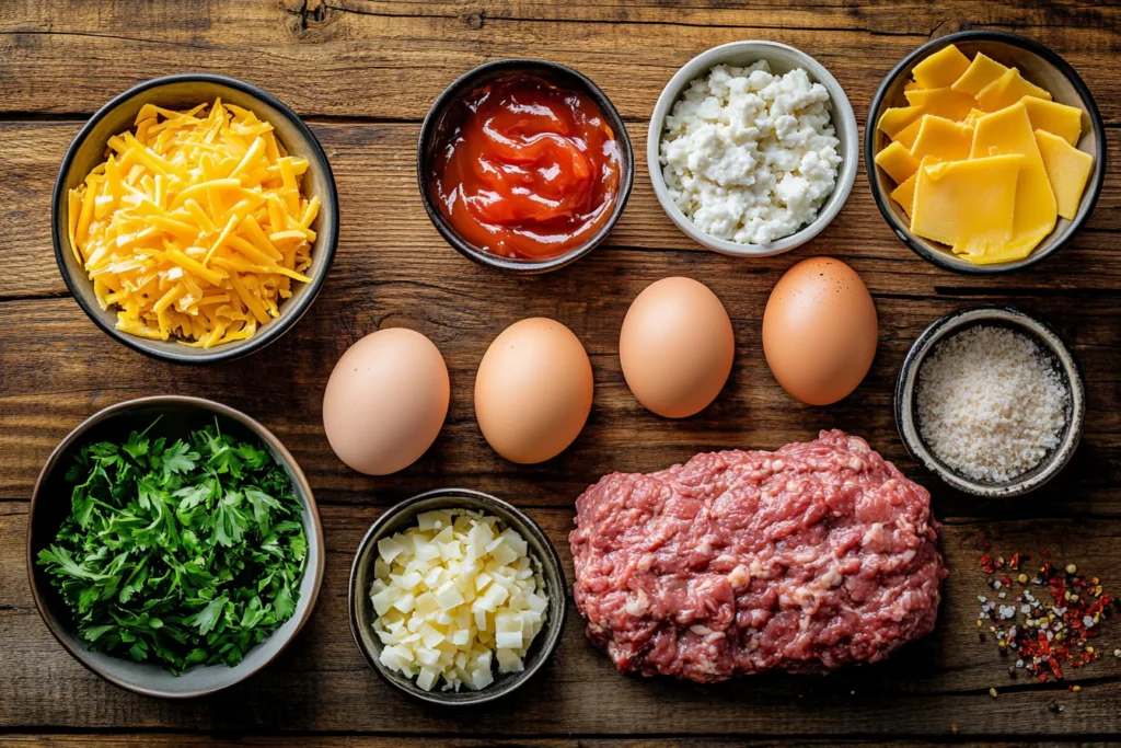 Ingredients for Smoked Meatloaf