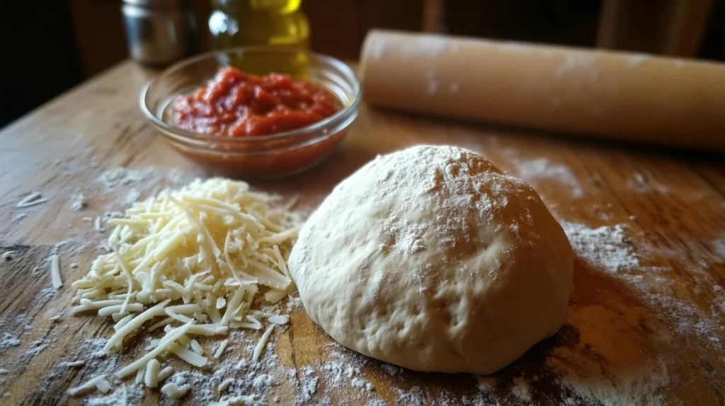Ingredients for making Old English Pizza Bridesburg