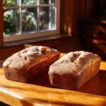 Snickerdoodle Zucchini Bread fresh on rustic table