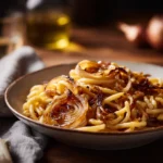Caramelized Onion Pasta Recipe served warm