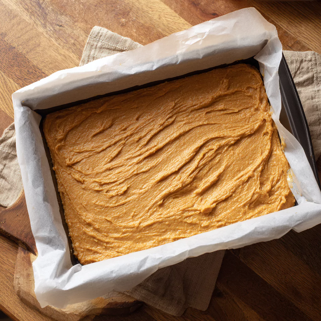 Batter Spread in Baking Pan