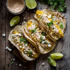 Mexican Street Corn Tacos Recipe: Easy, Creamy & Delicious