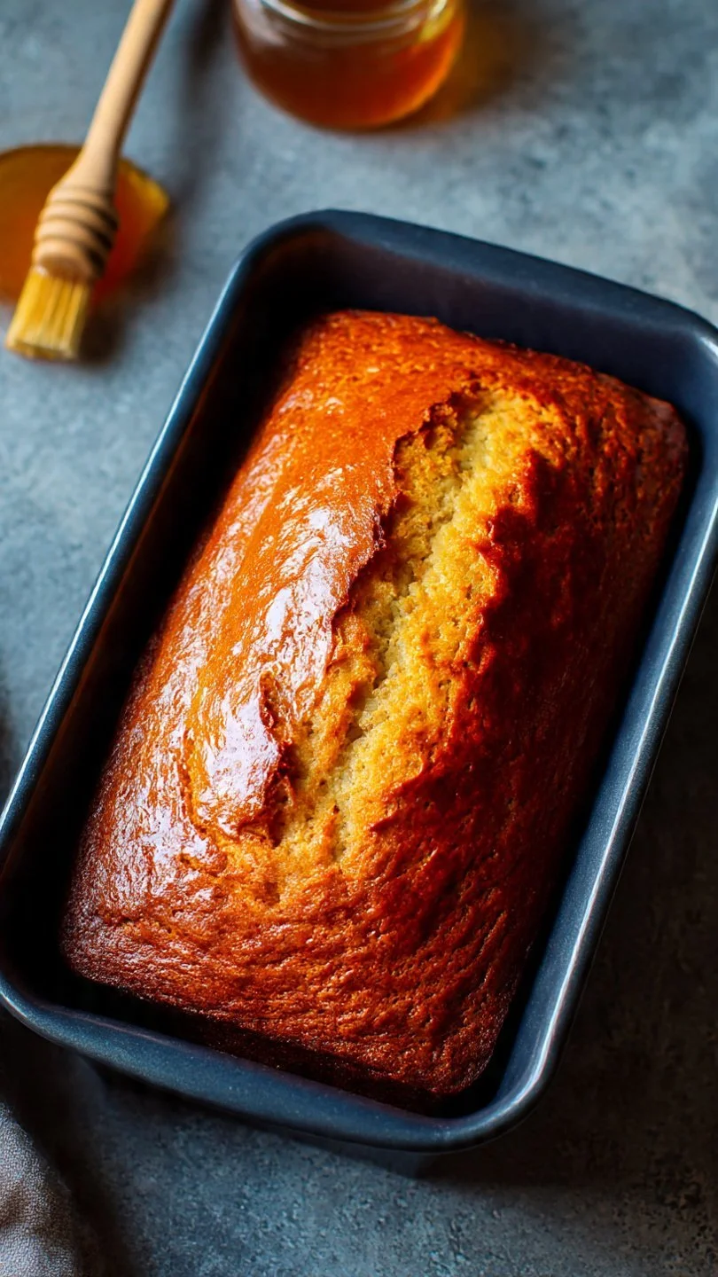 Freshly baked sourdough discard banana bread with nuts and chocolate chips
