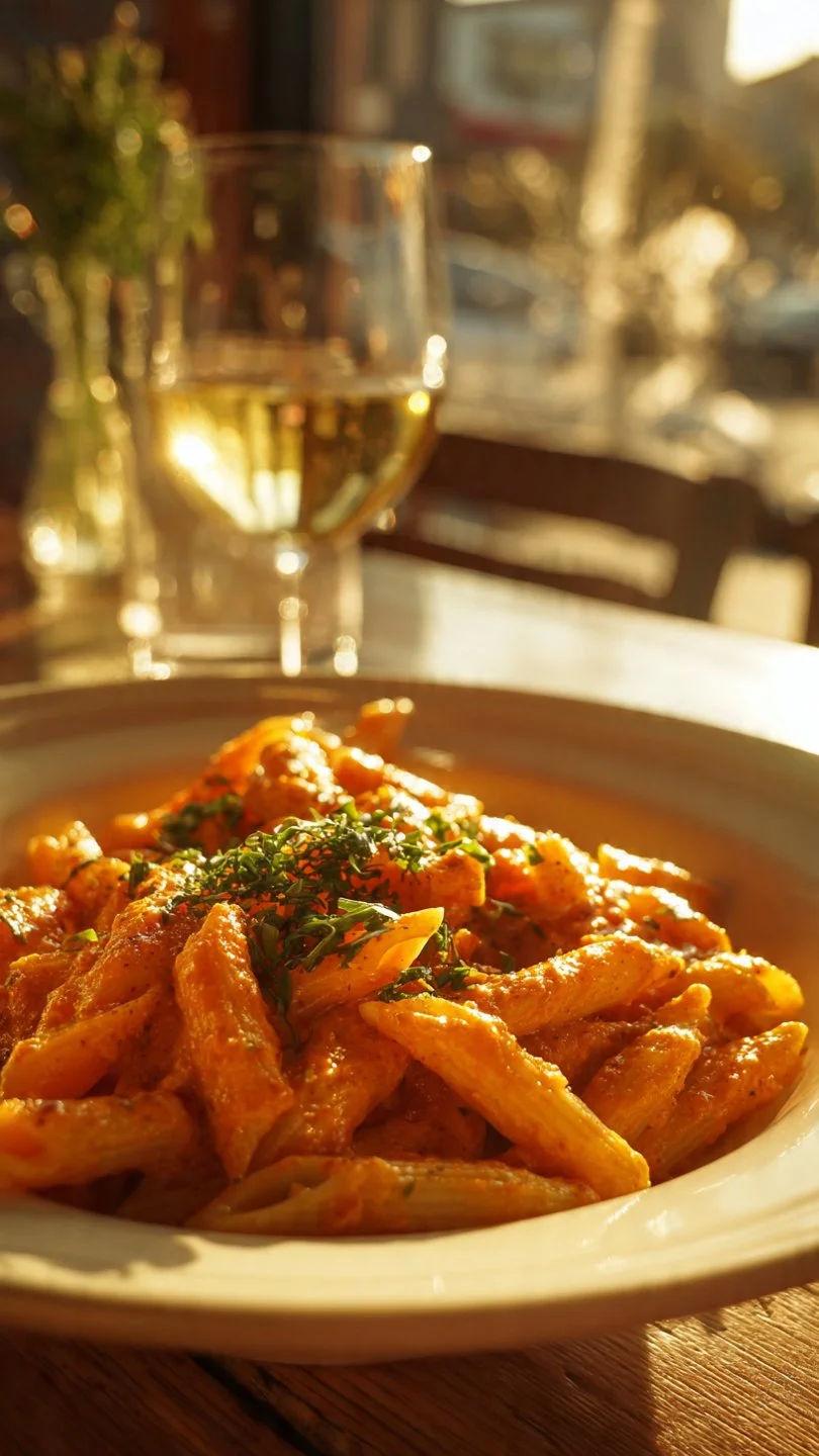 Gigi Hadid inspired creamy pasta recipe without vodka