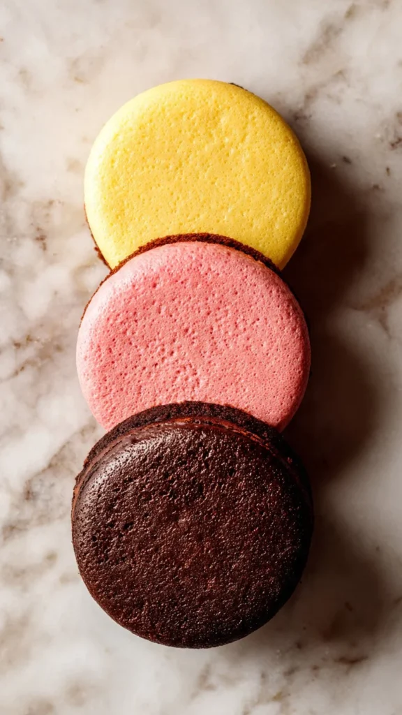 Delicious Neapolitan Cake with layers of chocolate, vanilla, and strawberry