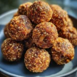 Healthy homemade Apple Cinnamon Energy Balls packed with flavor and energy.