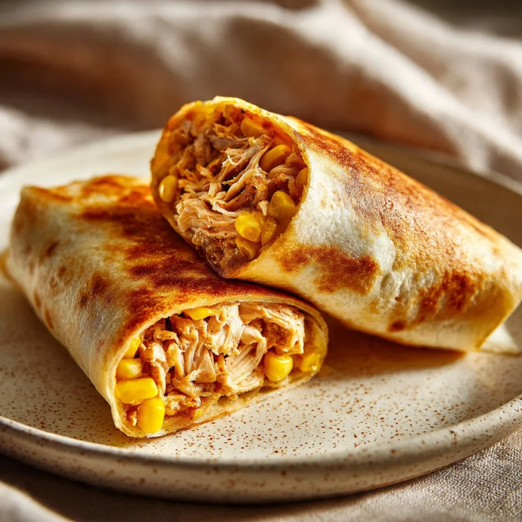 Delicious Tuna Melt Wrap with fresh ingredients and melted cheese