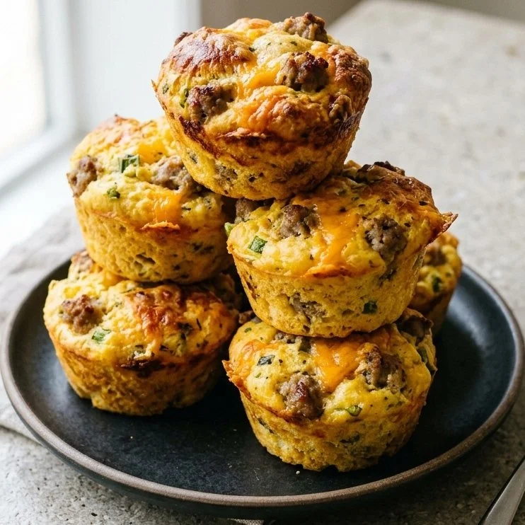 Delicious protein muffins for a quick and nutritious breakfast.