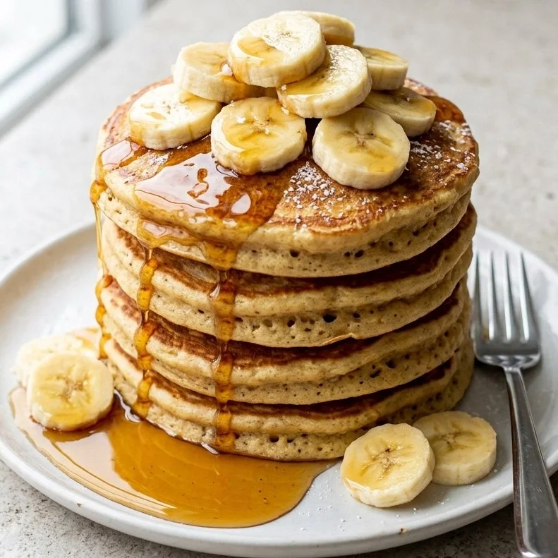 Delicious protein pancakes recipe for kids, healthy breakfast option.