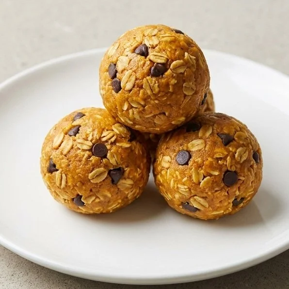 No bake pumpkin protein balls for meal prep and healthy snacking