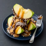 Crispy Samoa apple slices served as a healthy snack option