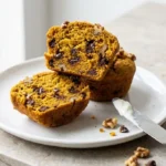 Gluten-free high protein pumpkin muffins fresh out of the oven
